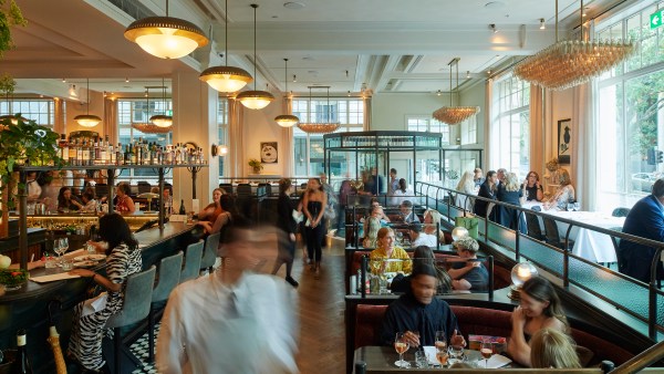 The interior of Gimlet at Cavendish House, winner of the wine list of the year.