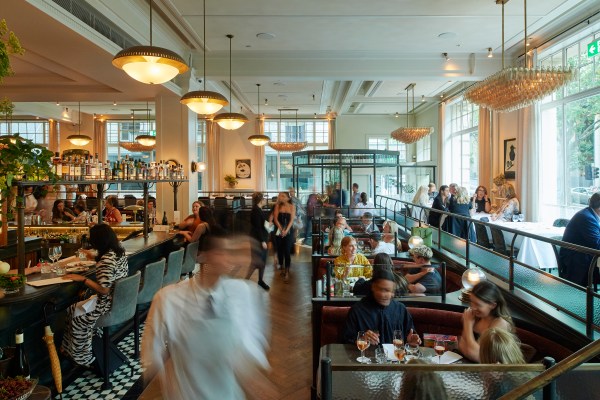 The interior of Gimlet at Cavendish House, winner of the wine list of the year.