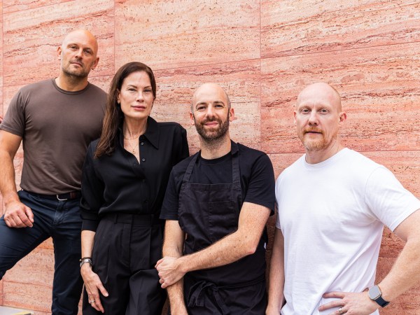 James Bradey (Co-Founder & Director, Liquid & Larder), Megan Moloney (Food & Beverage Manager, The EVE), Pip Pratt (Executive Chef)& Warren Burns (Co-Founder & Director, Liquid & Larder)