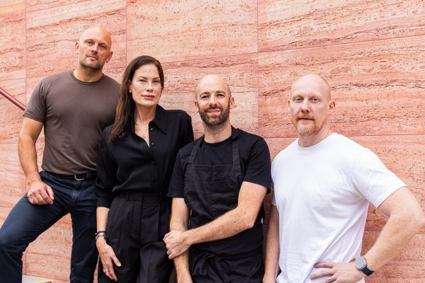 James Bradey (Co-Founder & Director, Liquid & Larder), Megan Moloney (Food & Beverage Manager, The EVE), Pip Pratt (Executive Chef)& Warren Burns (Co-Founder & Director, Liquid & Larder)