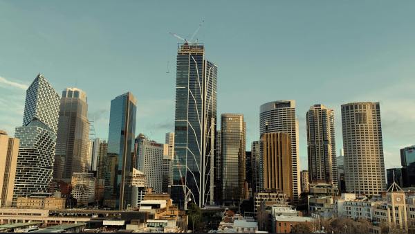 Image of Sydney CBD skyline, where Fair Work conducted inspections last week.