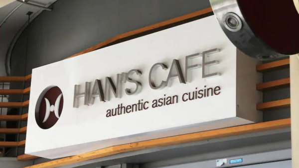 Han’s Café Rockingham sign