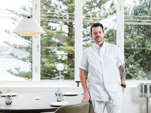 Coogee Pavilion restaurant mimi's, chef Jordan Toft, table and chairs